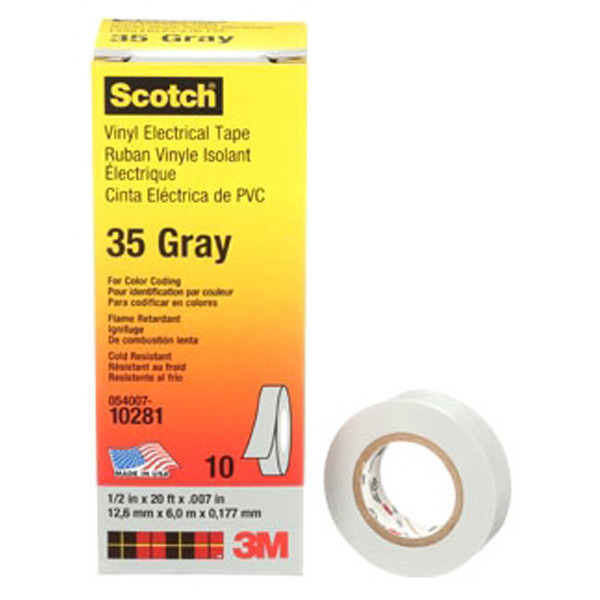 3M ELECTRICAL - 35-GRAY-1/2X20FT