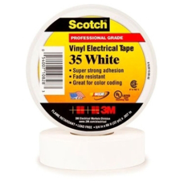 3M ELECTRICAL - 35-WHITE-3/4X66FT