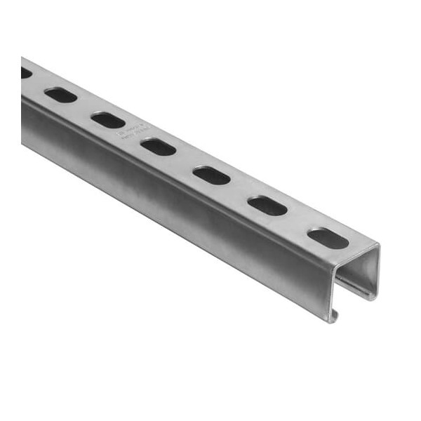 A1200HS 10PG - Strut - Channel - W/Holes - Half Slotted - St