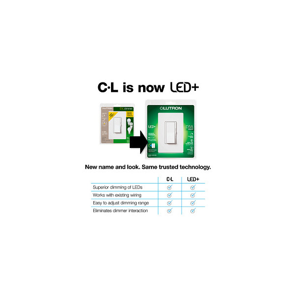 View 4 of LUTRON ELECTRONICS - DVCL-253PH-WH