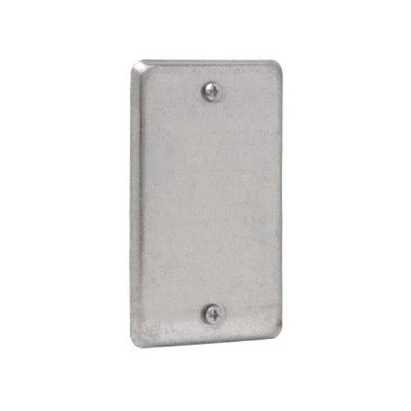 TP608 Handy Box Cover; 4 H x 21/8 W In.; 1/4 In.; Steel